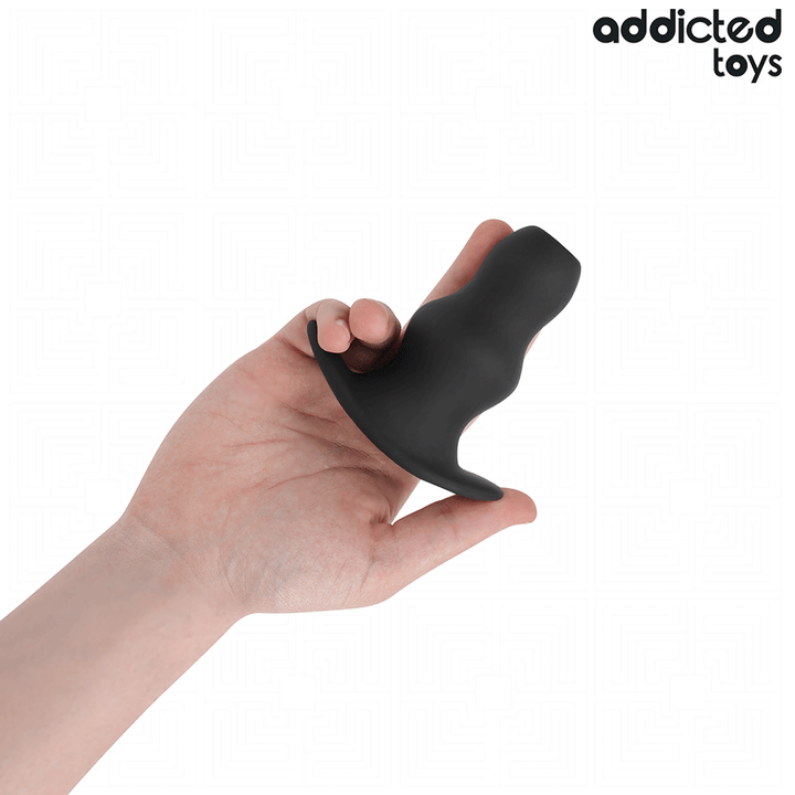 ADDICTED TOYS - PLUG ANAL HUECO DE SILICONA TALLA M 9.6 CM