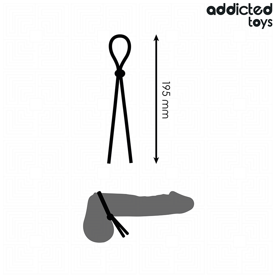 ADDICTED TOYS - SILICONE ROPE FOR THE SINGLE LOOP PENIS