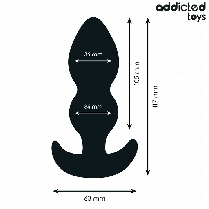 ADDICTED TOYS - ANAL PLUG SILICONE SIZE L 11.7 CM