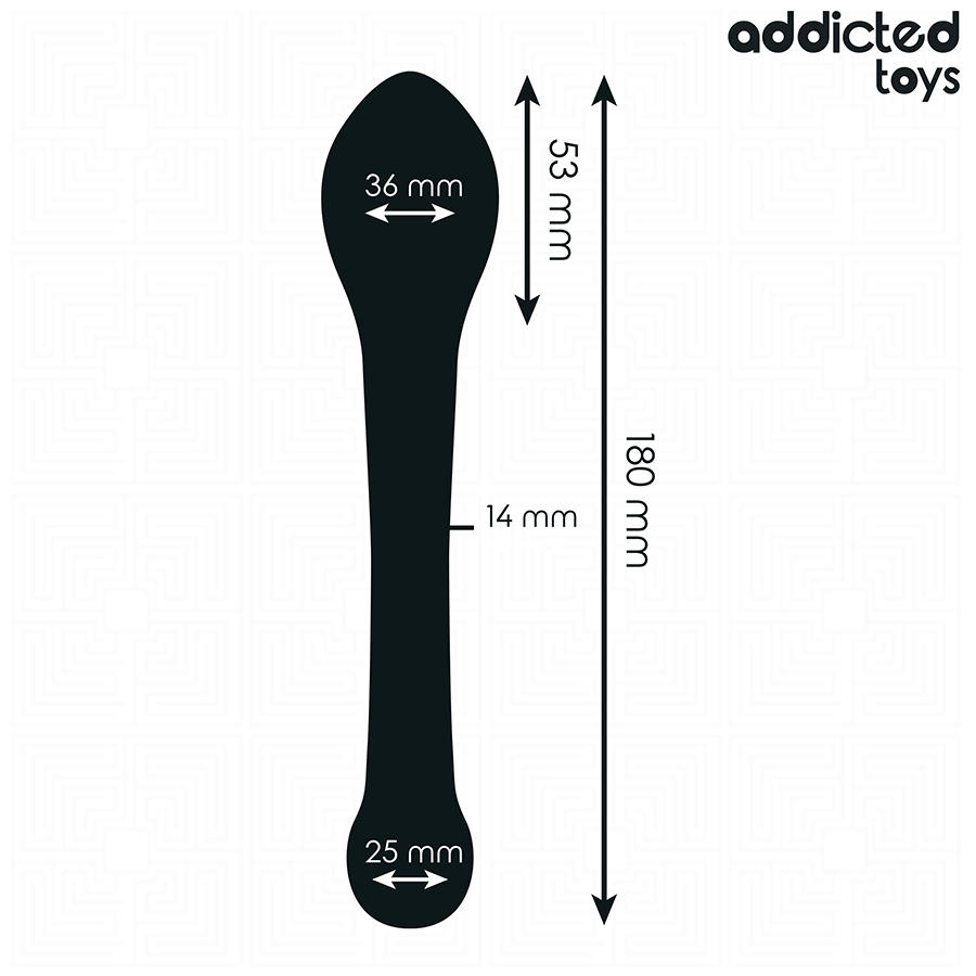 ADDICTED TOYS - ESTIMULADOR ANAL SILICONA 18 CM