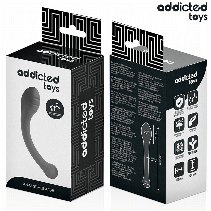 ADDICTED TOYS - ESTIMULADOR ANAL SILICONA 18 CM