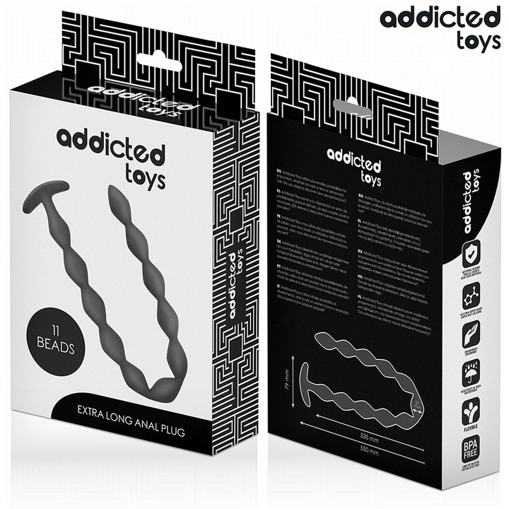 JUGUETES ADICTOS - PLUG ANAL DE SILICONA EXTRA LARGO