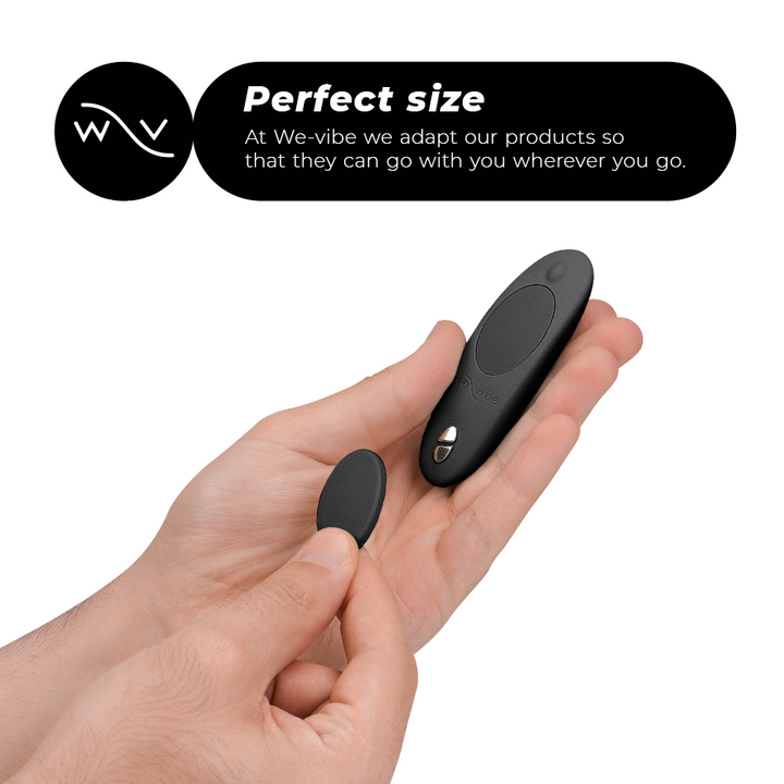 WE-VIBE - MOXIE + VIBRADOR DE CLÍTORIS NEGRO