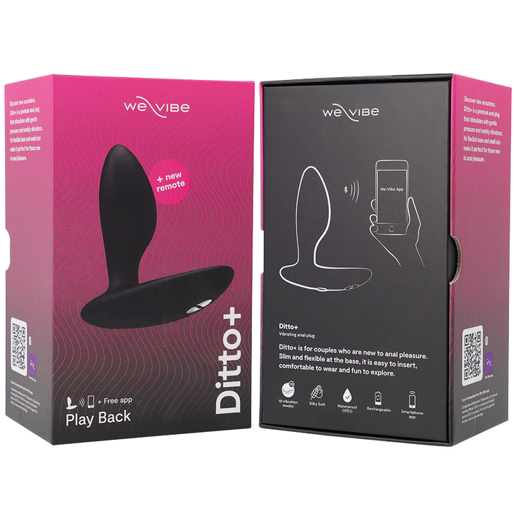 WE-VIBE - MASAJEADOR DE PRÓSTATA NEGRO VECTOR+
