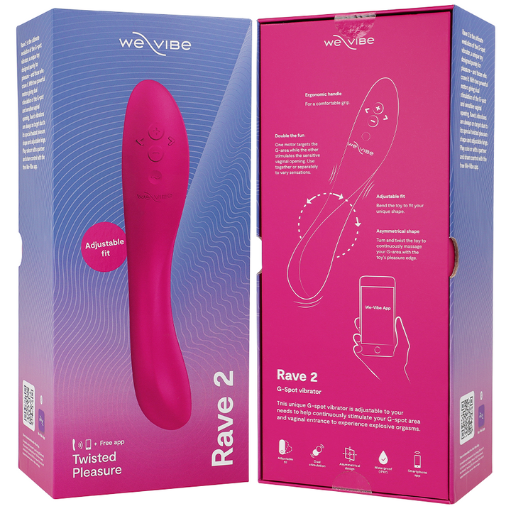WE-VIBE - RAVE 2 VIBRADOR PUNTO G ROSA