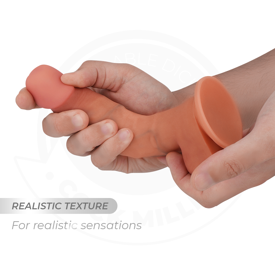 COCK MILLER - DILDO ARTICULABLE HIPERREALISTA 17,8 CM