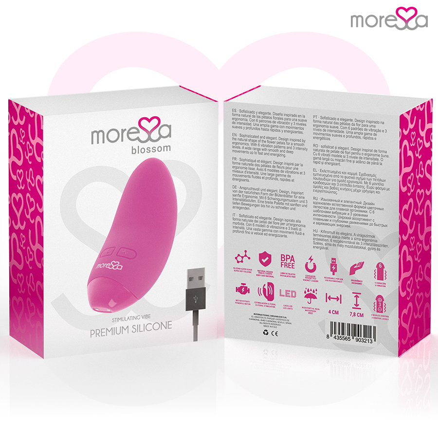 MORESSA - VIBRADOR ROSA FLOR