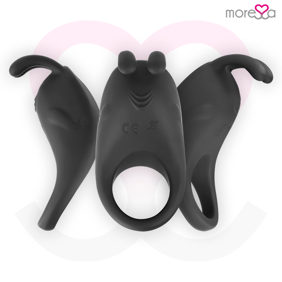 MORESSA - BRAD PREMIUM SILICONA RECARGABLE NEGRO