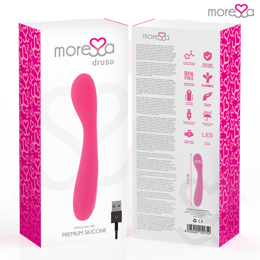 MORESSA - DRUSO PREMIUM SILICONE RECHARGEABLE
