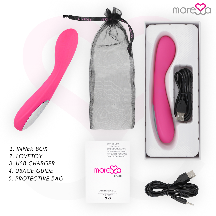 MORESSA - DRUSO PREMIUM SILICONE RECHARGEABLE