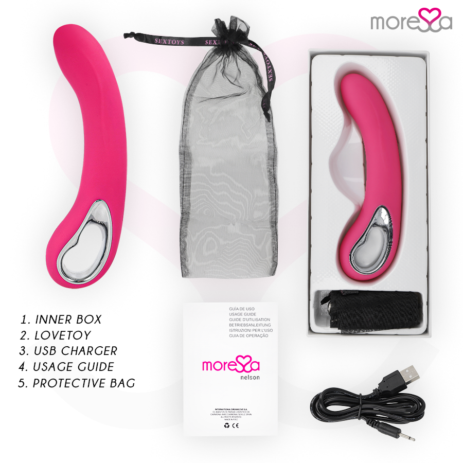 MORESSA - NELSON PREMIUM SILICONA RECARGABLE