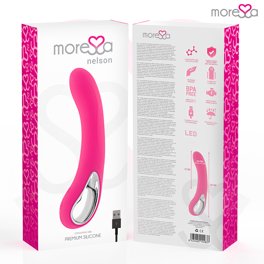 MORESSA - NELSON PREMIUM SILICONA RECARGABLE