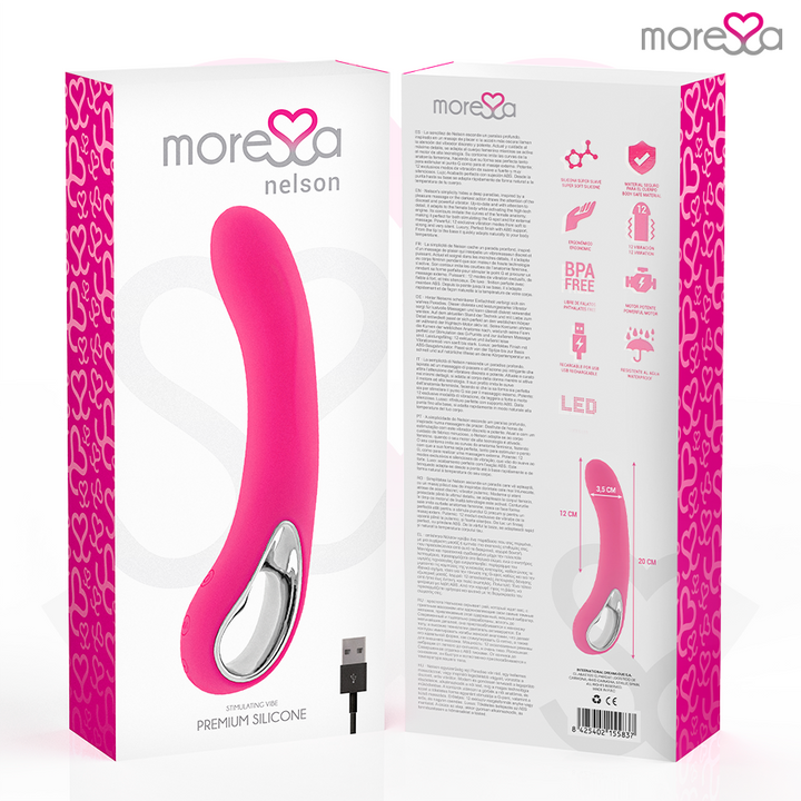 MORESSA - NELSON PREMIUM SILICONA RECARGABLE