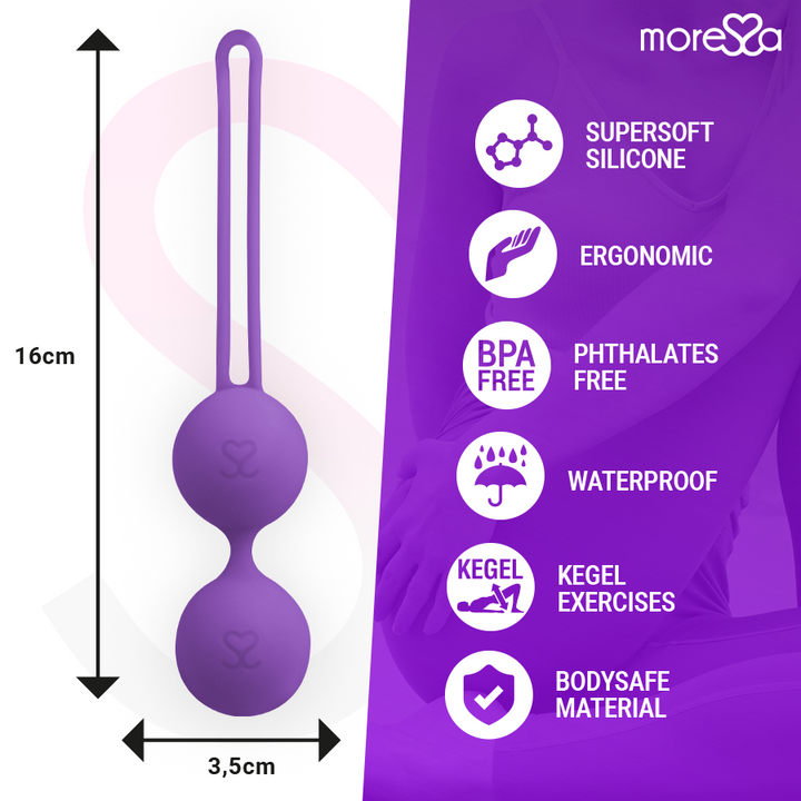 MORESSA - OSIAN DOS SILICONA LILA PREMIUM