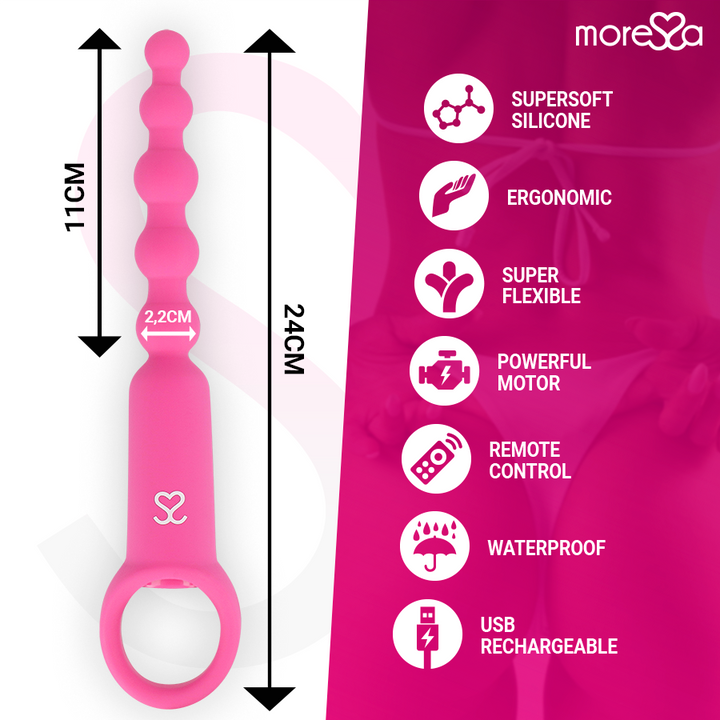 MORESSA - RONIE CONTROL REMOTO PLACER ANAL ROSA