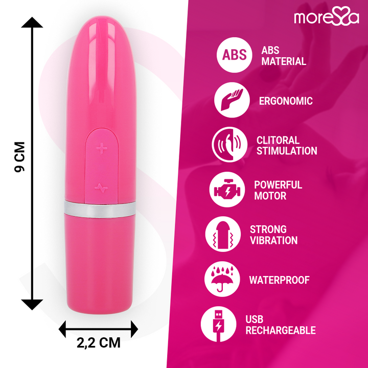 MORESSA - VIBRADOR ESTIMULADOR IVY ROSA DE VIAJE
