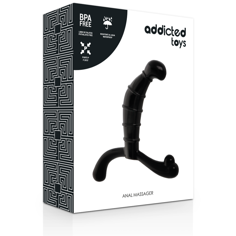 JUGUETES ADICTO - PLACER ANAL DE PRÓSTATA NEGRO