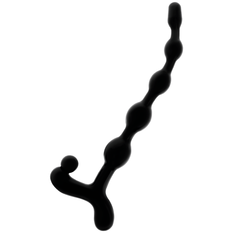 JUGUETES ADICTO - BOLAS ANALES 22 CM NEGRAS