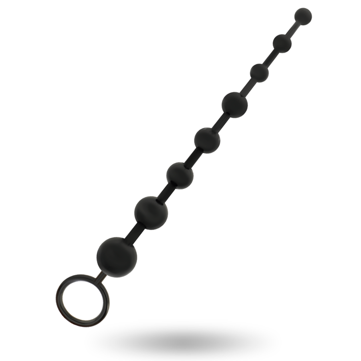 JUGUETES ADICTO - BOLAS ANALES 29 CM NEGRAS
