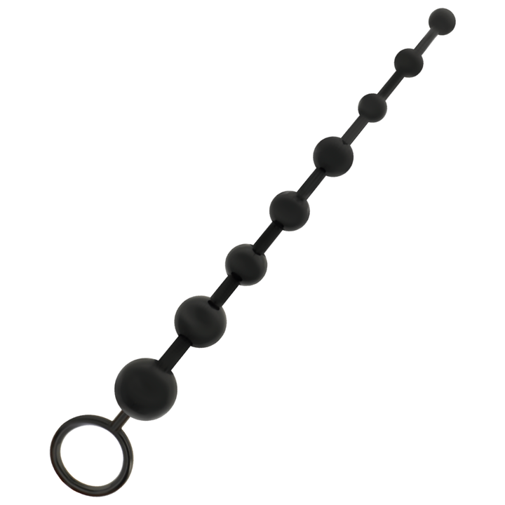 JUGUETES ADICTO - BOLAS ANALES 29 CM NEGRAS