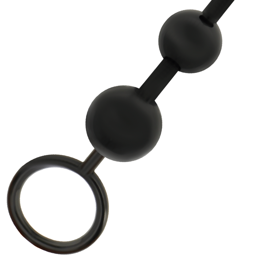JUGUETES ADICTO - BOLAS ANALES 29 CM NEGRAS