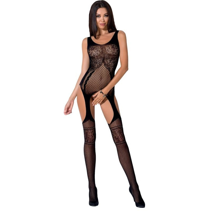 PASSION - WOMAN BS061 WHITE BODYSTOCKING ONE SIZE