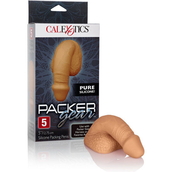 CALEXOTICS - ENVASE DE SILICONA PENE 12,75 CM CARAMELO
