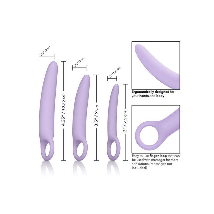 CALEXOTICS - DR. LAURA BERMAN ALENA SET DE 3 DILATADORES DE SILICONA
